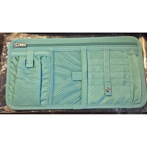 Thirty-One Made In‎ The Shade Pocket Turquoise Cross Pop Retired New